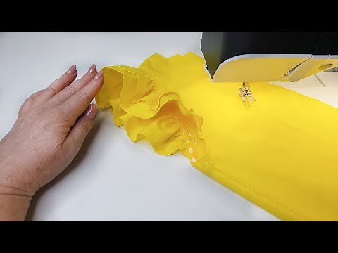 🌺Incredible wing sleeve sewing trick in minutes!