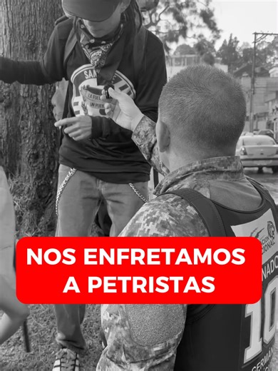 Enfrentamiento con Petristas de la Primera Línea
