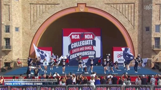 Penn State Behrend Cheer [2026 Cheer Spirit Rally Division III Finals] 2026 NCA & NDA College National Championship