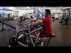 Machine Seated Row wide grip