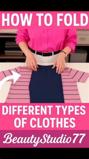 1.3K views · 161 reactions | Fold Clothes Like a Pro in Seconds! #reels Discover the easiest and quickest ways to fold every type of clothing. Save space, stay organized, and look sharp every day! #foldingclothes #laundryhacks #organizingtips #SpaceSaver #clothesfolding #homehacks #viralreels #facebookreels #clothingtips Vinod Kumar | Vinod Kumar | Facebook