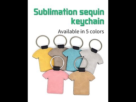Sublimation PU Leather Keyring