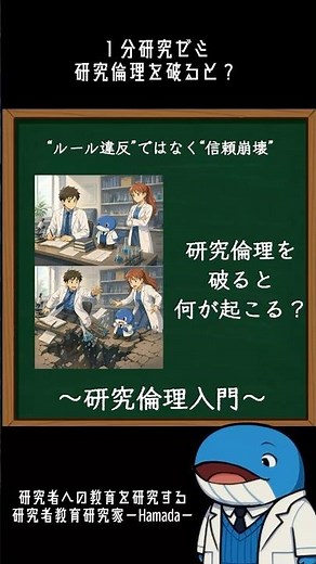 研究倫理を破ると何が起こるのか？｜#1分研究ゼミ