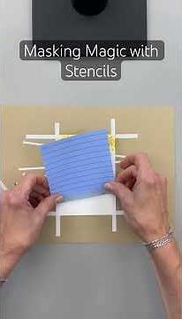 Masking Magic Strips with Stencils