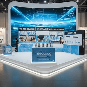 [Hot Item] Portable Custom 10X20FT Pop up Trade Show Booth Display with Banner Screen