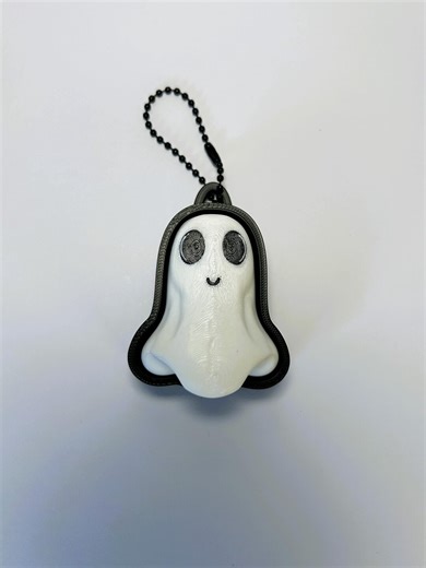 Sheet Ghost Fidget Clicker Keychain | Goth Ghoul Purse Charm | Halloween Ghostie Sensory Accessory - Etsy