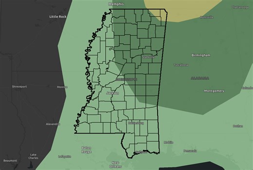 Severe weather, tornadoes possible in MS on Friday followed by widespread freeze next week