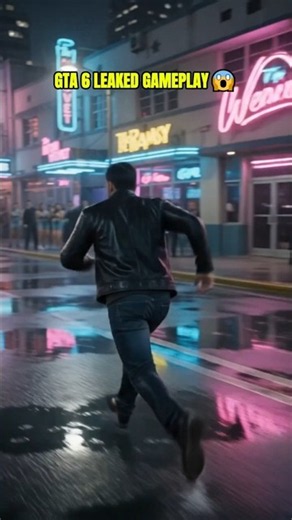 GTA 6 LEAKED GAMEPLAY IN 4K! 😱 #shorts #gta6