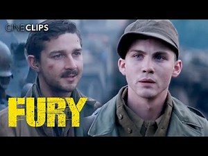 Fury | Norman Joins The Army (ft. Logan Lerman & Shia LaBeouf) | CineClips