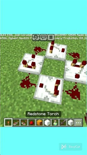 How to Make a Redstone Repeater in Minecraft ⚡| #minecraft #redstoneengineering