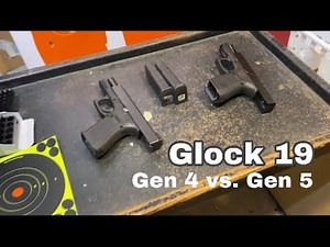 Glock 19 gen 4 vs. gen 5
