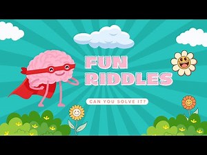 Silly Riddles That Will Make Kids Giggle! 🤪🧩 | Funny Riddles