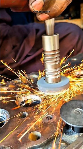 How to Cut and Reface Engine Valve Seats#shorts #satisfying #welding #technique #mechanic #repair