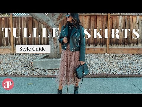 What to Wear with Tulle Skirts - How to Style Them for Daily Outfits