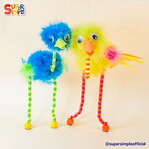 149K views · 4.4K reactions | Make a super fun ostrich marionette! | Super Simple | Facebook