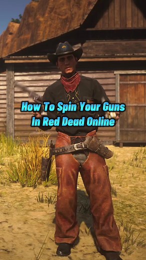 MUST HAVE BOUNTY HUNTER ROLE | How to spin your guns in red dead online | PS5 🤠 #fyp #rdo #rdr2 #rdooutfits #gunspining