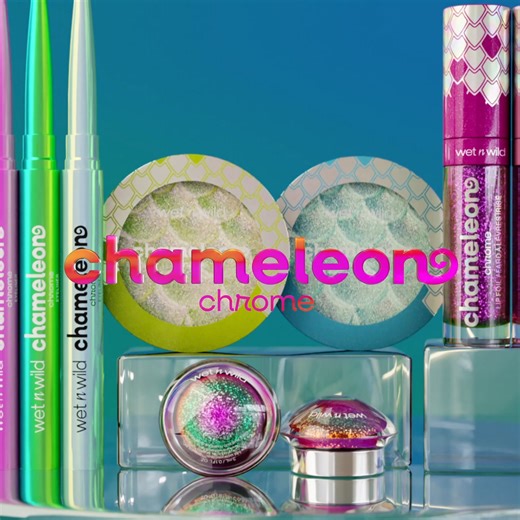 Chameleon Chrome: color that transforms with you ⚡️⁠ ⁠ Whether you’re in the office, at the beach, dancing the night away, or cheering on your favorite team - our revolutionary Chameleon Chrome collection will have you shining bright ✨⁠ ⁠ From light-shifting eyeliners, vibrant lip foils, and ultra-reflective highlighters, there’s something for everyone in this fun and playful collection!⁠ ⁠ Shop NOW at wetnwildbeauty.com | wet n wild