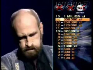 WWTBAM Poland first ever 1 MILLION zloty question 21.10.2000