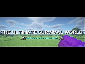 Getting Started -Minecraft USW Lets Play #1