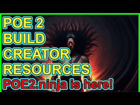 POE 2 - A New Tool For Build Creators - POE2 Ninja Is Here. How To Use It. Path Of Exile 2