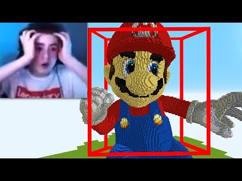 I Secretly Cheated Using a AUTO BUILDER MOD in Minecraft..