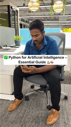 chiran | Tech | AI | carrier guide on Instagram: "🚀 If you're serious about AI, Python is the #1 skill you MUST master in 2025! Here’s your crisp & powerful roadmap 👇 🔹 1️⃣ Why Python? ✔ Super easy to learn ✔ Huge community support ✔ AI-ready libraries 🔹 2️⃣ Learn These Core Python Concepts • Variables & Data Types • Loops & Conditionals • Functions • OOP (Classes, Inheritance, Polymorphism) • Error Handling • File Handling • Lambda, Map, Filter • List Comprehension 🔹 3️⃣ Must-Know Python L