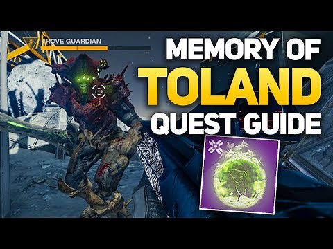 Trove Guardian & Hive Relic Sword - Memory of Toland - Week #3 Eris Morn Quest (Guide + Cutscene)