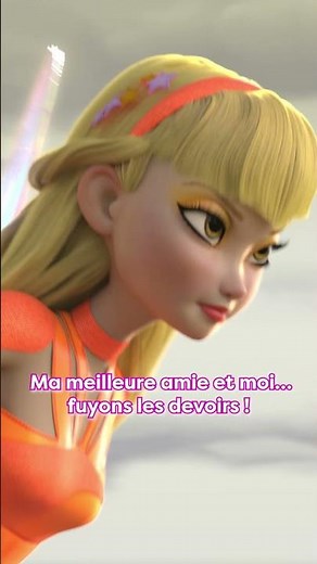 Éviter les devoirs comme si c’était de la lave ! 🔥📝 #shorts | Winx Club