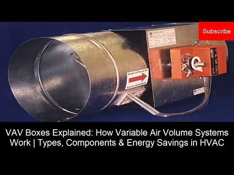 VAV Boxes Explained: How Variable Air Volume Systems Work Types, Components & Energy Savings in HVAC