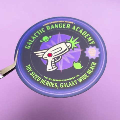 Buzz Lightyear Space Ranger Spin/toy Story Attraction Inspired Matte Silver Vinyl Sticker - Etsy