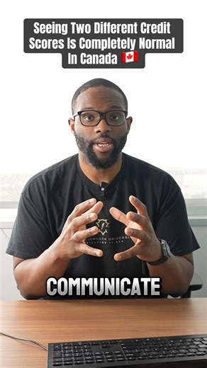 Kenny Johnson University on Instagram: "Seeing two different credit scores is completely normal in Canada. Equifax and TransUnion are separate companies and they do not share data or calculate scores the same way. Because of that, it is very common for one score to be higher or lower than the other, especially while rebuilding credit. Do not assume something is wrong just because the numbers do not match. What matters more is the overall health of your credit profile and the progress you are mak