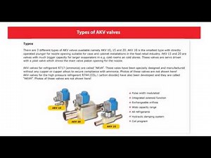 Danfoss Learning | Electrically Operated Expansion Valves AKV | eLesson preview | Danfoss Cool