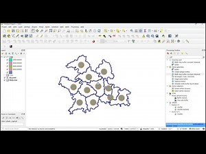 How to create Buffer & Multi Ring Buffer using QGIS 3.36.1
