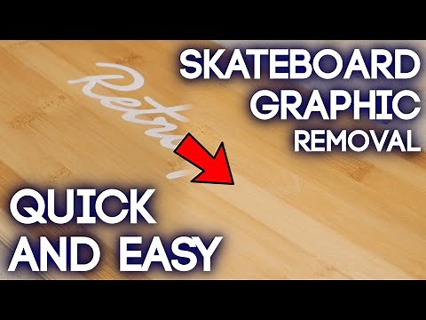 How To Remove Graphics Quickly and Easily [Longboards and Skateboards]