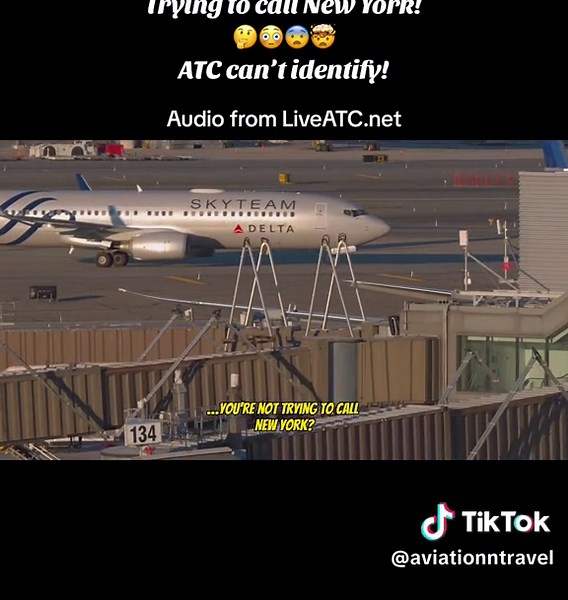 Unidentified Transmission to NY Tower! ATC & Pilots cannot identify! 😳😨🤔👨🏻‍✈️✈️#travel #planespotting #aviation #avgeek #atctower #scary #cockpit #nyc #mystery #atctower