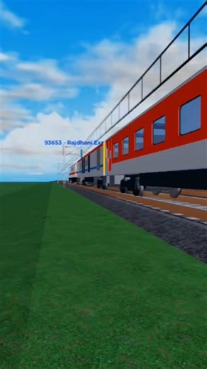 Vande bharat express vs Rajdhani express in EROI ROBLOX #shorts