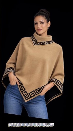 Elegant Poncho Collection for Women Who Love Classy Fashion. #fashion #simplyelegant #elegantstyle