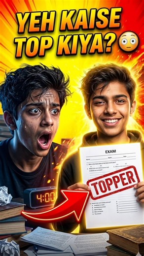 How My Freind Top In Every Exam😁 #shorts