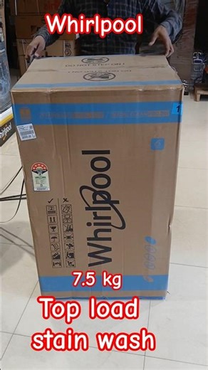WHIRLPOOL TOP LOAD STAIN WASH PRO unboxing or review##whirlpoolappliances #washingmachine #haier