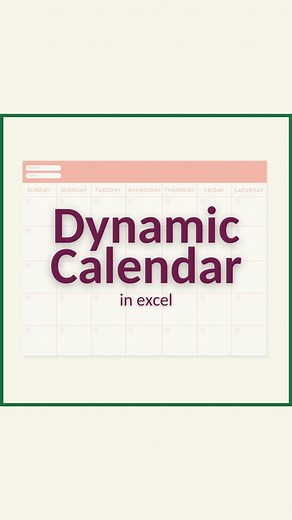 How to make a dynamic calendar in Excel! 🗂️ Don’t forget to save this post! 📚 Learn more Excel with the recommended courses at link in our bio! 🧑‍🏫 Get your FREE Excel templates with the link in our bio! 🤯 Follow us on TikTok, YouTube, Twitter, and more with the link in our bio! #excel #exceltips #exceltricks #sheets #spreadsheets #googlesheets #corporate #accounting #finance #business #businesstips #tutorials | CheatSheets