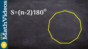 How to find the sum of all interior angles of a polygon ex 2