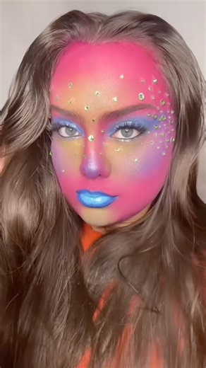 color randomizer picks my makeup challenge #shorts