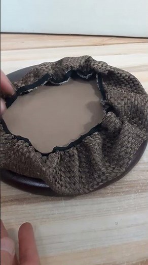 DIY Bar Stool Fabric Cover #sewing