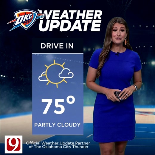 11K views · 129 reactions | Beautiful weather heading into OKC for Game 5 ️ Lacey Swope brings us today's KWTV - NEWS 9 Weather Update | Oklahoma City Thunder | Facebook