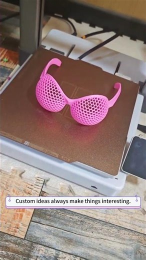 What did you think this 3D printed design was at first?#3dprinting #customdesign#factorylife#glasses