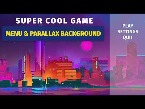 Menu & Mouse Parallax Background UI | 2D Top Down RPG in Unity #8 | 2D Game Dev Tutorial
