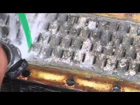 Rodding the radiator on a GM PD 3751