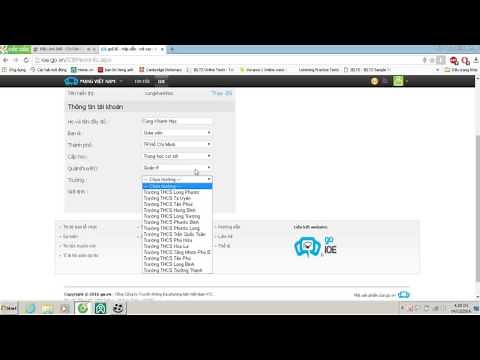 Cách tạo mã thi cấp trường IOE