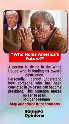 Did Morgan Freeman Criticize Trump? Viral Claim Analyzed #geopolitics #trendingnow