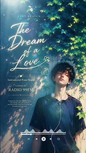 Nhạc hòa tấu | The Dream of a Love | Piano thư giãn | Cover radio 99fm #nhachaymoingay